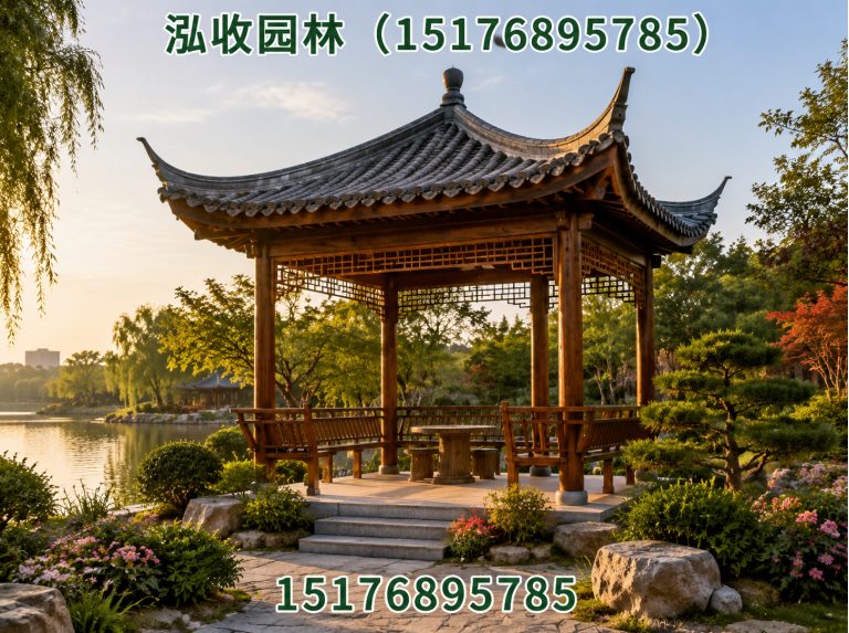 中山凉亭展示图